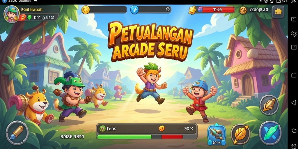 Tampilan gameplay 33ZK yang penuh aksi dan tantangan.