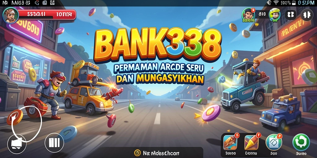 Screenshot gameplay BANK338 menampilkan momen seru dalam permainan Arcade.
