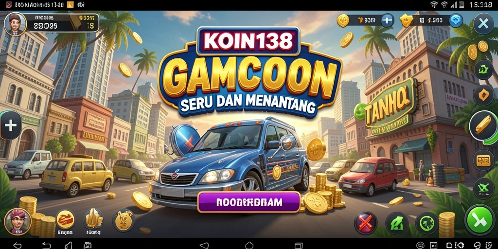 Screenshot gameplay KOIN138 menampilkan momen berdinamika dalam pengelolaan bisnis Tycoon.