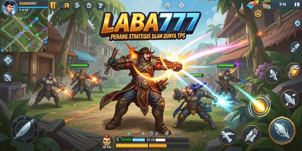 Tangkapan layar LABA777 menampilkan aksi intens dalam gameplay TPS.
