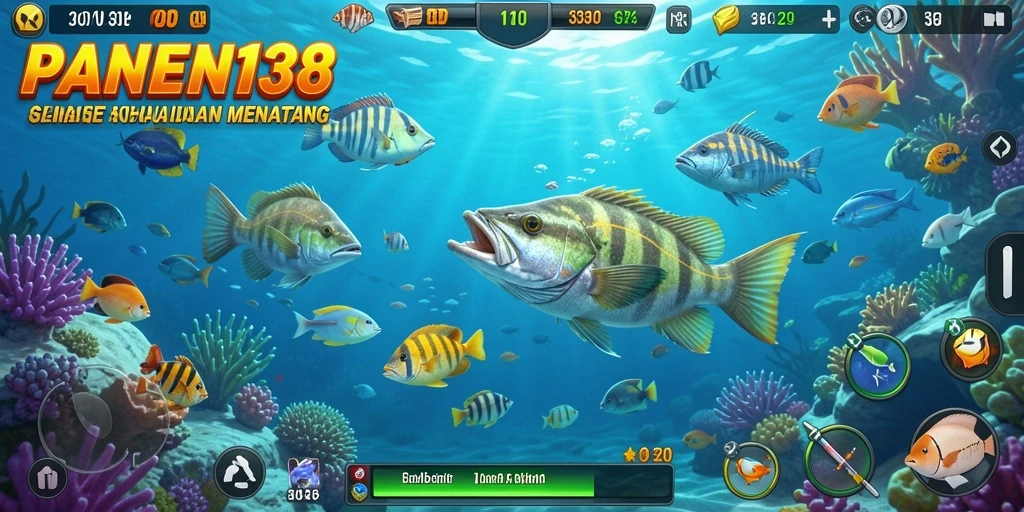 Screenshot gameplay Tembak Ikan yang seru dan menantang di PANEN138.