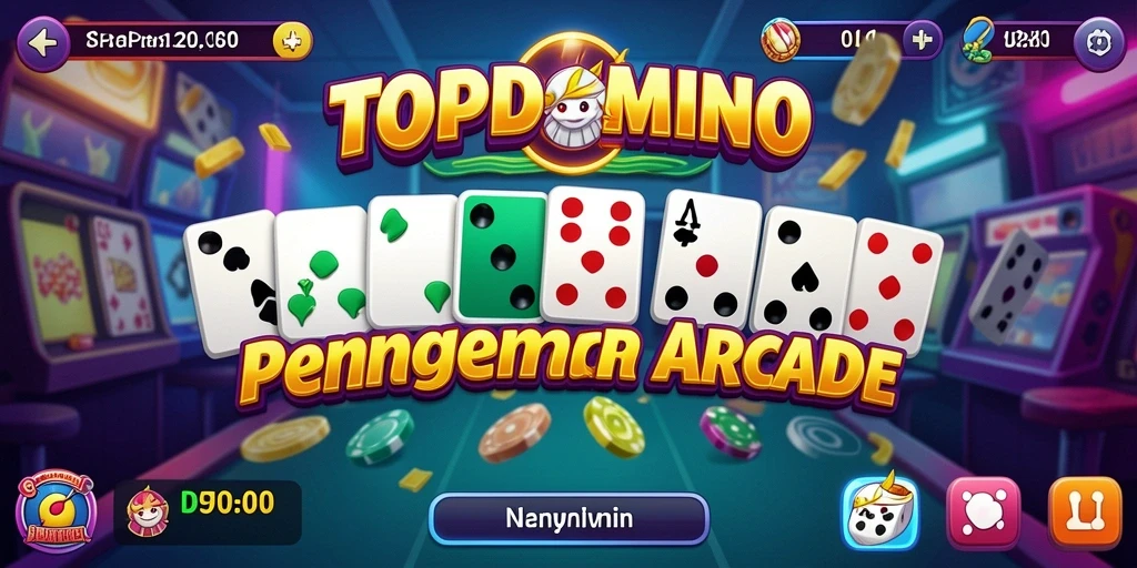 Gameplay seru dan menantang dalam TOPDOMINO dengan visual menarik.